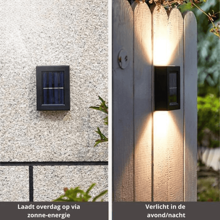 Luvikno | Trådløse LED sollys med skumringssensor og værbestandig design