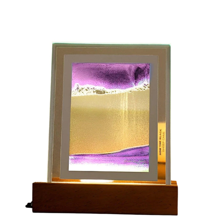 Hypnotisk Sand Kunst Lampe med Beroligende LED Lys Luvikno