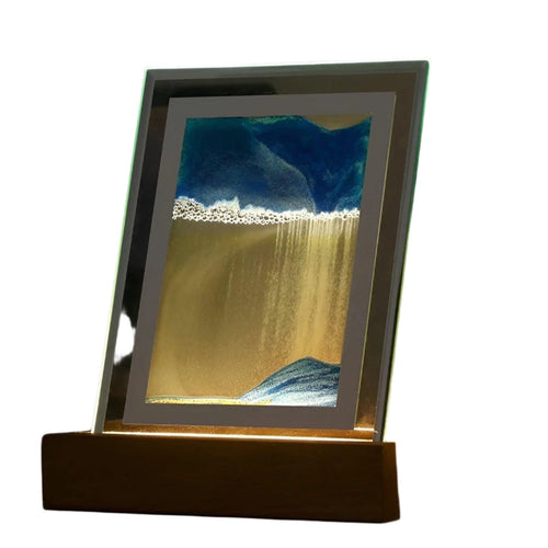 Hypnotisk Sand Kunst Lampe med Beroligende LED Lys Luvikno