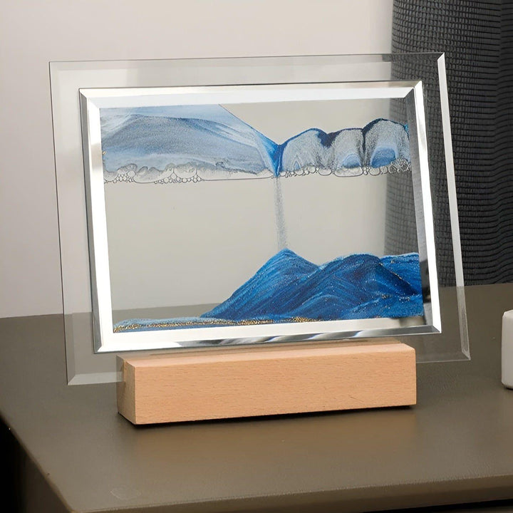 Hypnotisk Sand Kunst Lampe med Beroligende LED Lys Luvikno