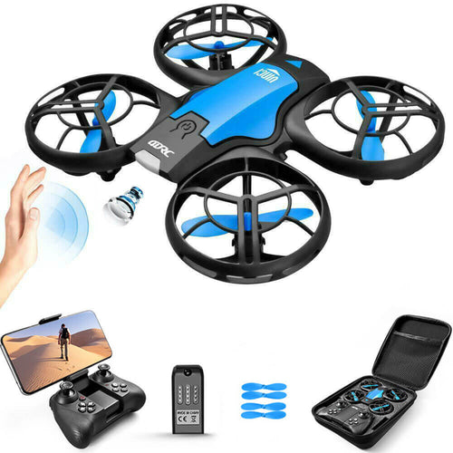 Luvikno | Kamera for Nybegynnere | Flygende RC Quadcopter med Bevegelse og Mobilkontroll