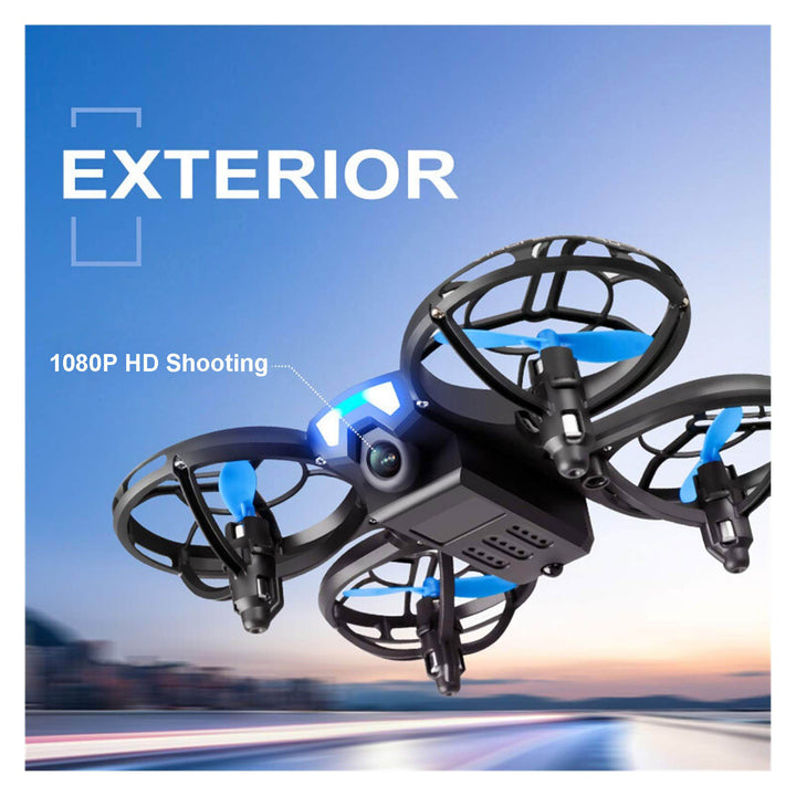 Luvikno | Kamera for Nybegynnere | Flygende RC Quadcopter med Bevegelse og Mobilkontroll