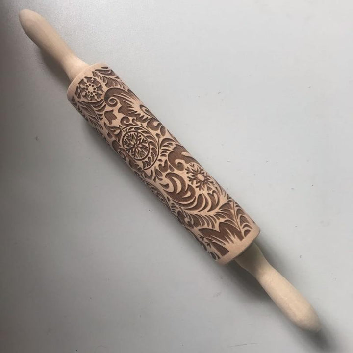 Embossed Holiday Rolling Pins | Luvikno