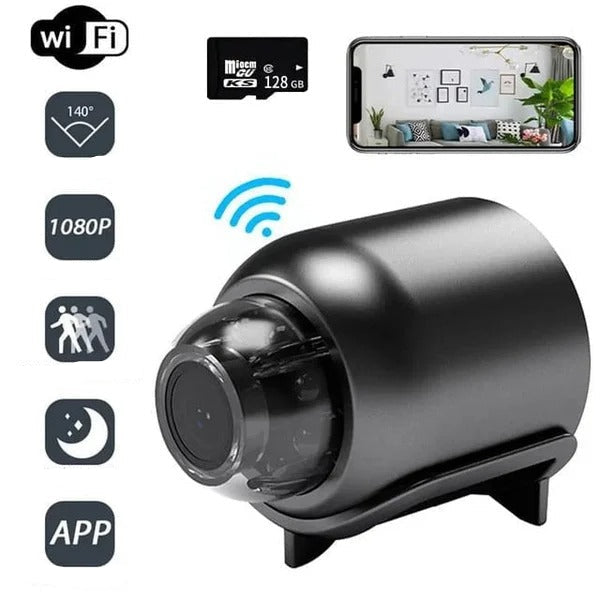 Luvikno | LuxVision Elite Mini Kamera | 1080P HD trådløs overvåking for diskret overvåking