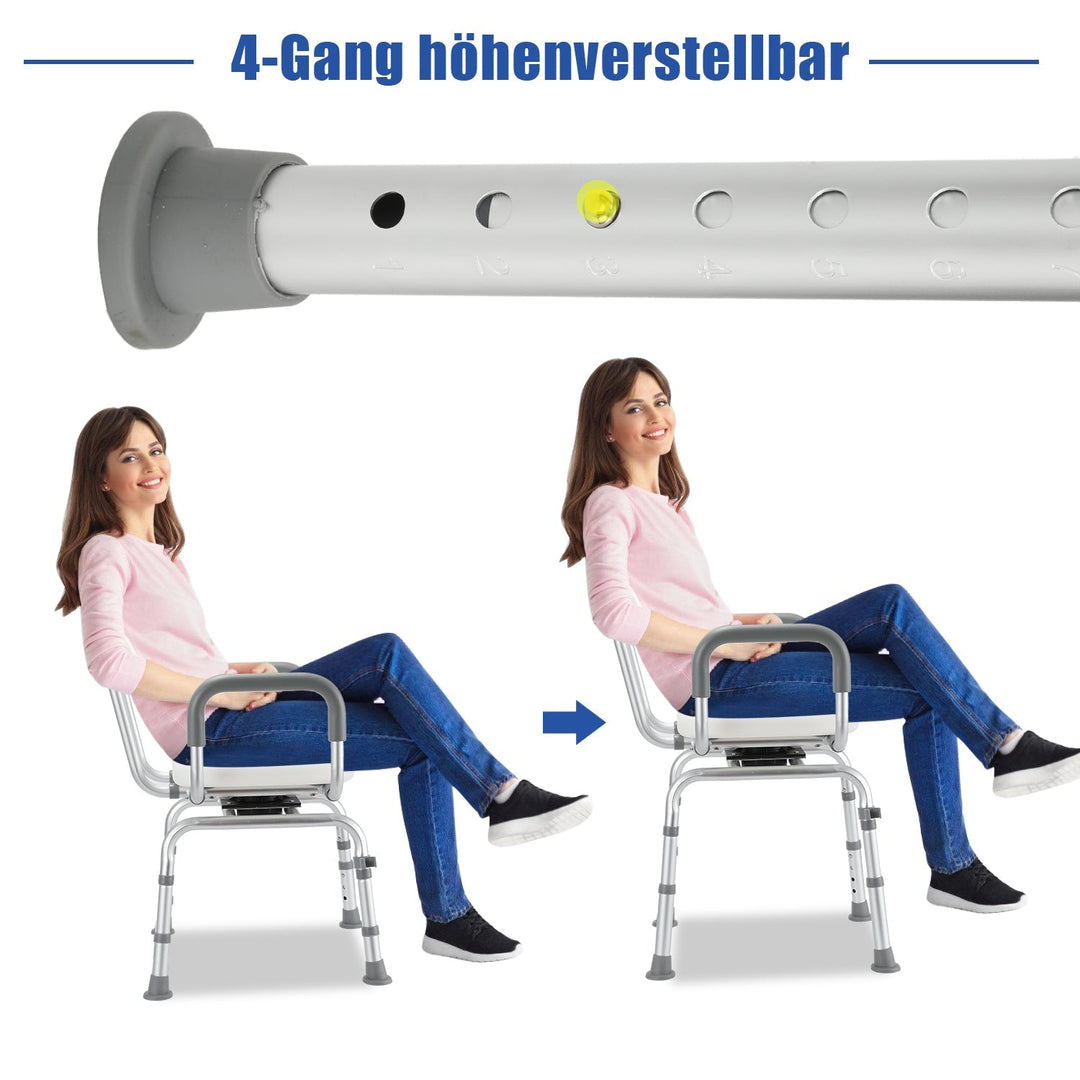 Dusjstol Dusjkrakk 360° rotérbar | Luvikno