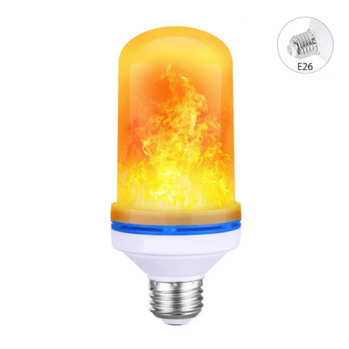 Luvikno | FlameGlow LED Lampe – Flammende Effekt for en Varm og Koselig Atmosfære