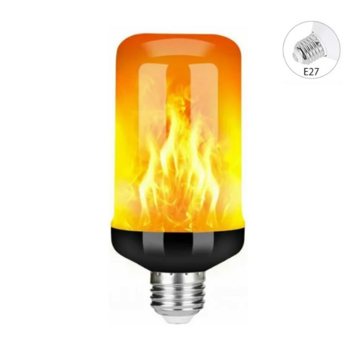 Luvikno | FlameGlow LED Lampe – Flammende Effekt for en Varm og Koselig Atmosfære