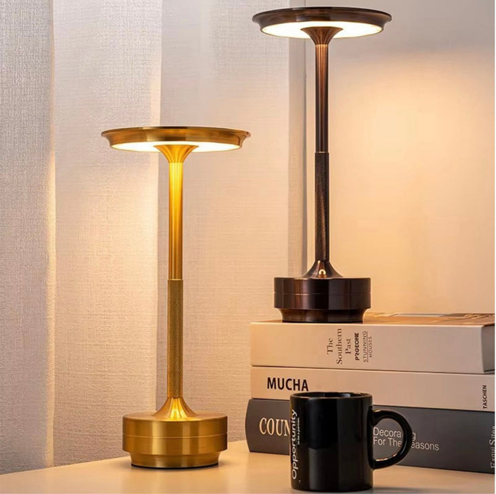 ClarityGlow Luxury Edition | Trådlamp LED Bordlampe | Luvikno
