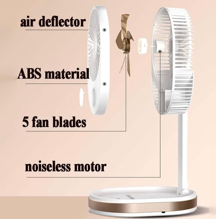 MULTI-FUNCTION FOLDING FAN WITH LIGHT | Luvikno