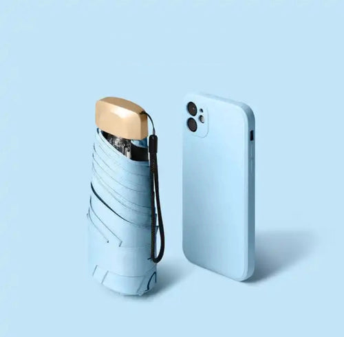 Mini Pocket Paraply UV Beskyttelse Kompakt | Luvikno