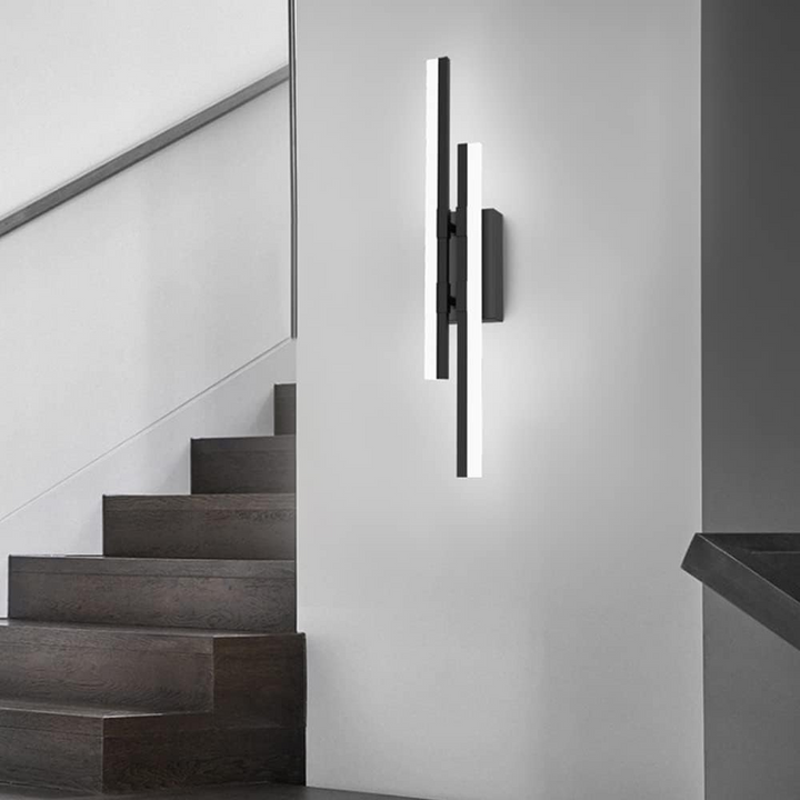 LED Vegglampe Akryl Metall Vegglampe Belysningsarmatur Luvikno