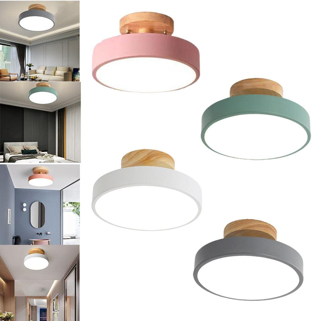 LED Taklampe Tre Flush Montering Fixture Luvikno