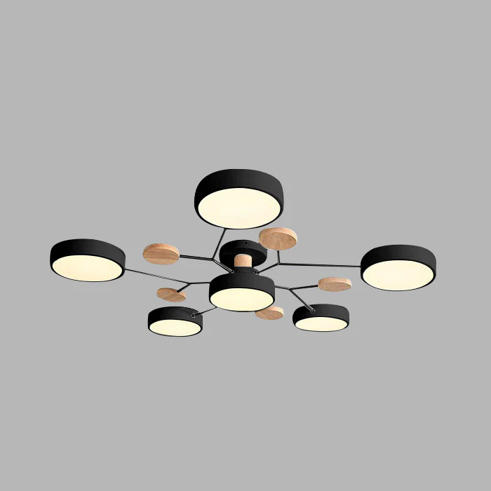 Taklampe Modern LED Flush Mount Chandelier Luvikno