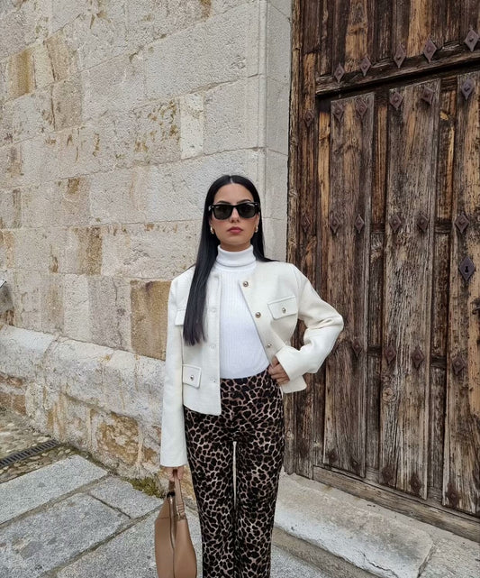 Luvik | Vintage Cropped Takki