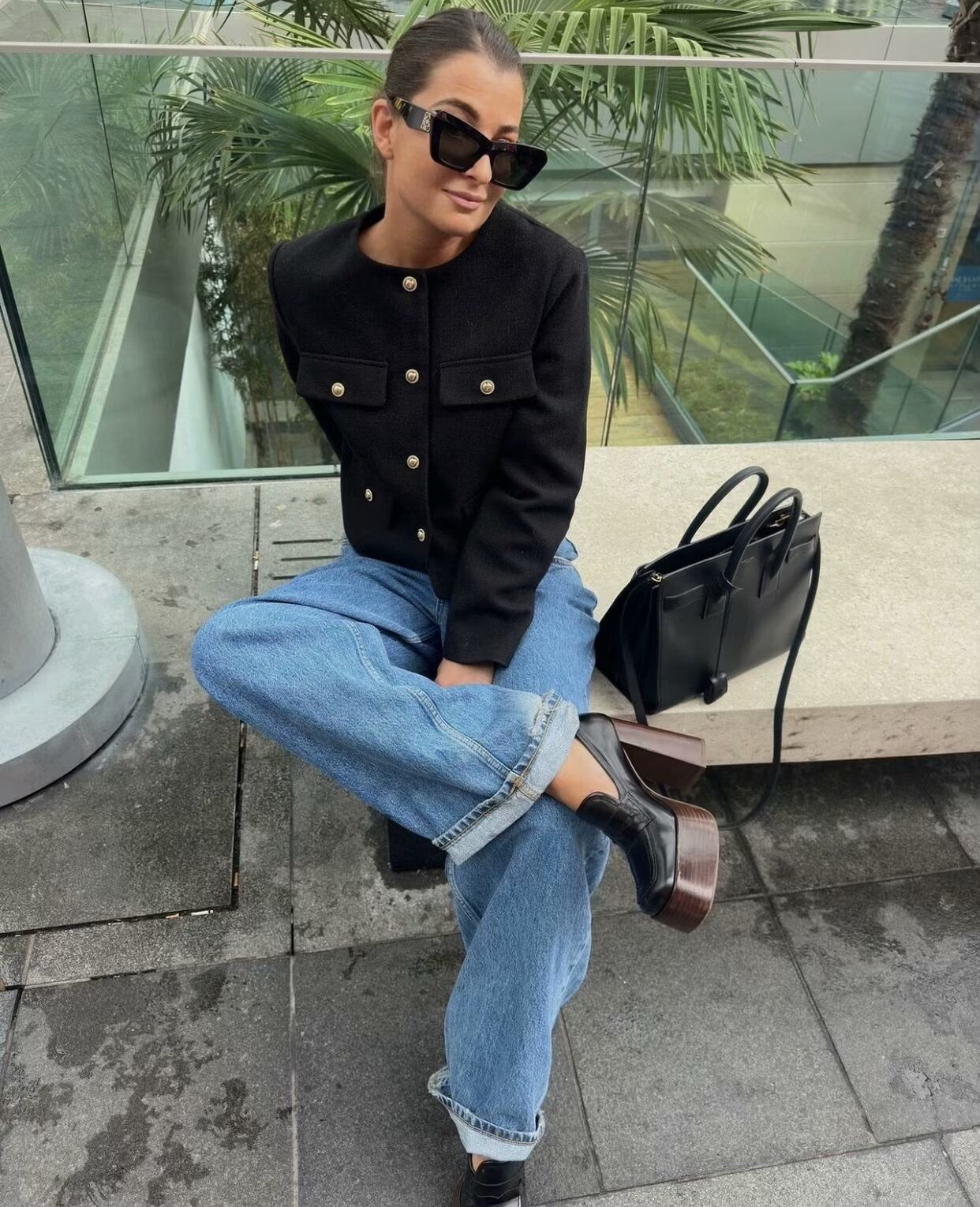 Luvik | Vintage Cropped Takki