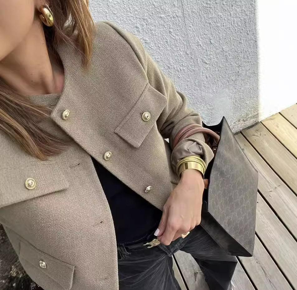 Luvik | Vintage Cropped Takki