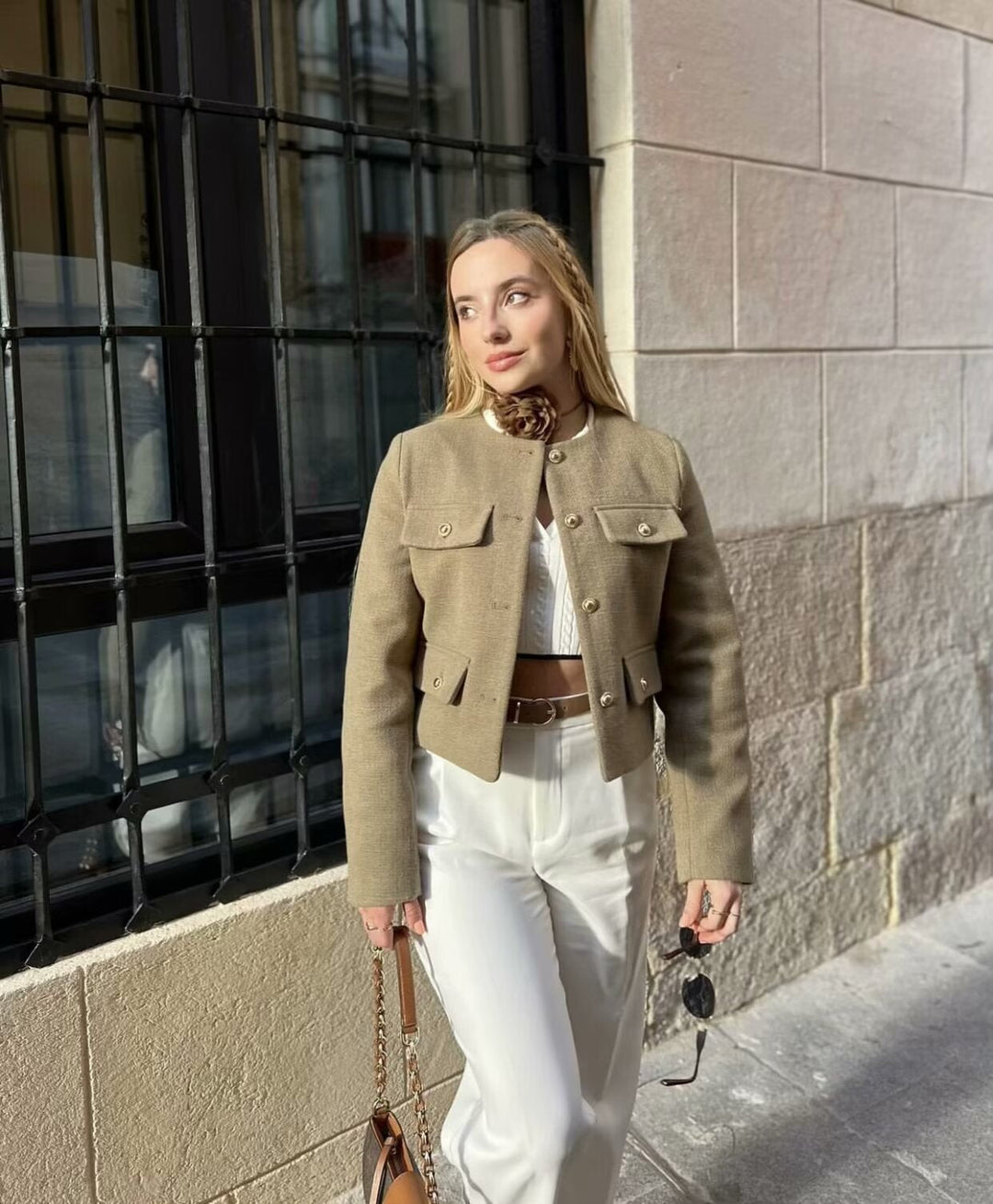 Luvik | Vintage Cropped Jakke