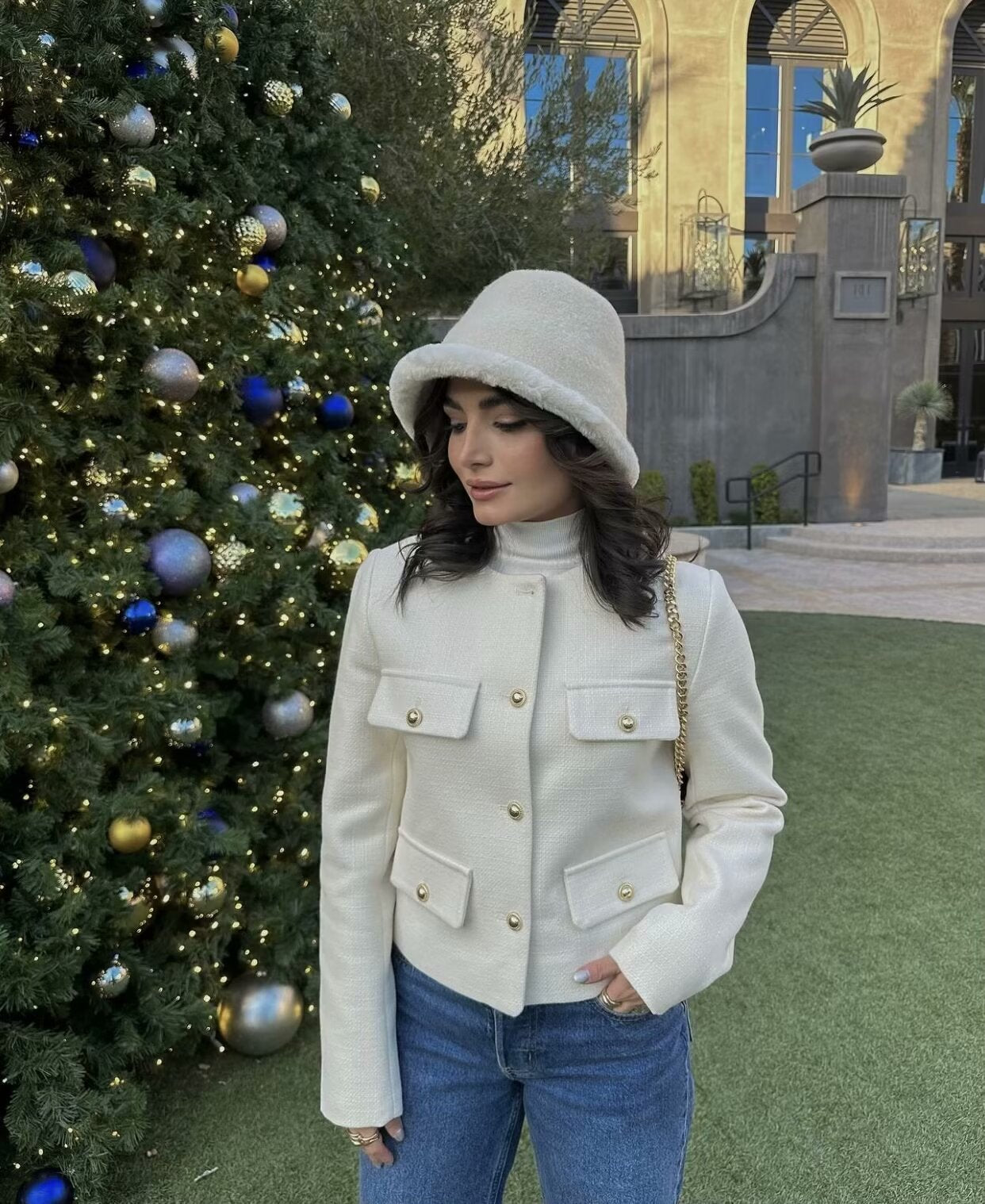 Luvik | Vintage Cropped Takki