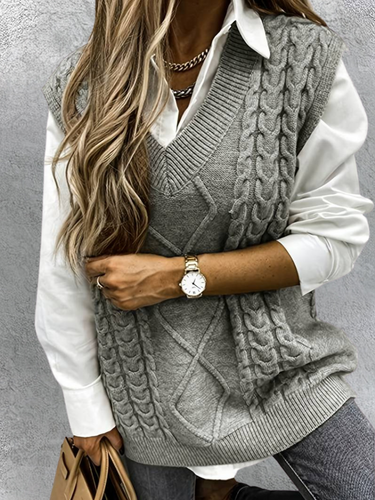 Luvik | Myk strikket vest