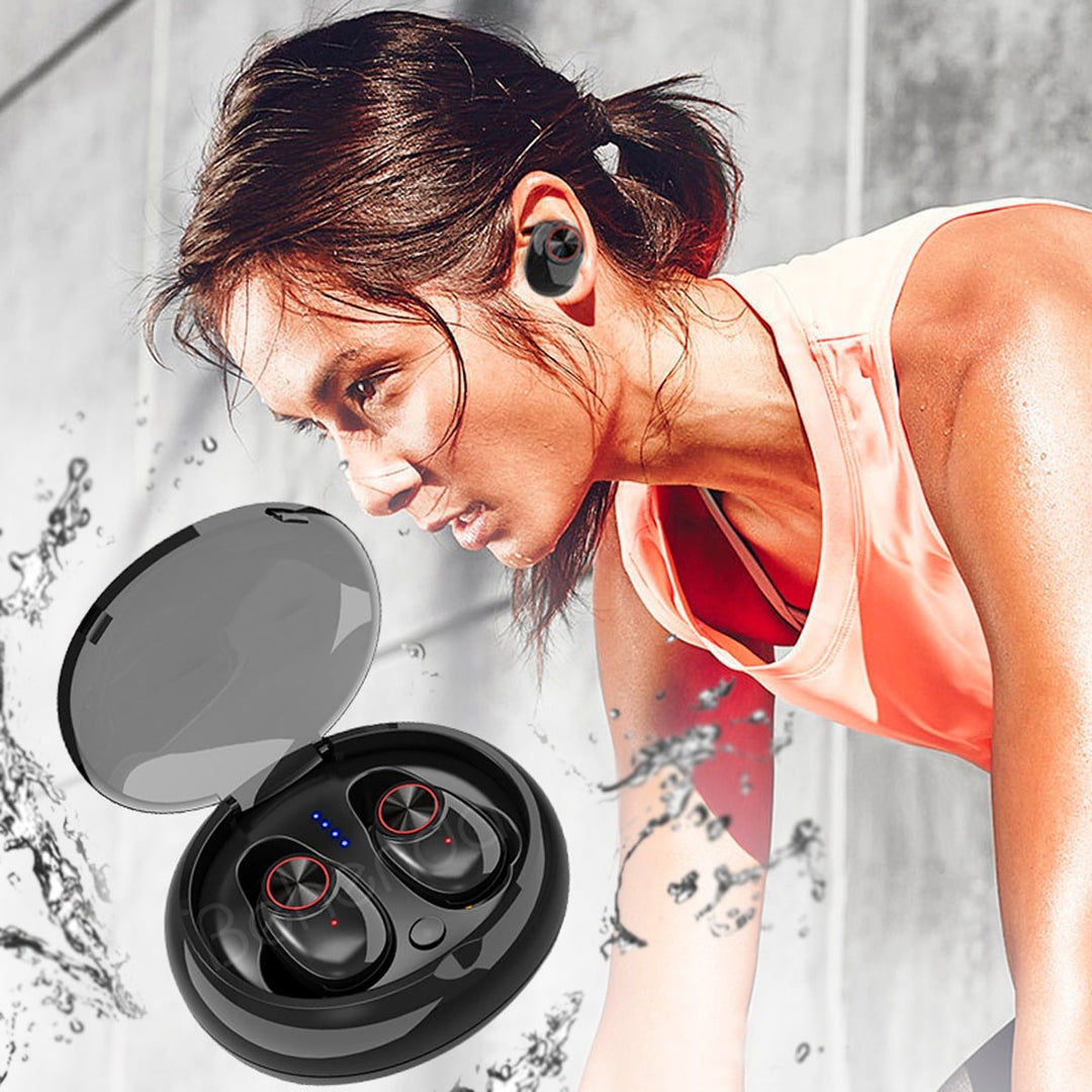 Trådløse In-Ear Hodetelefoner Bluetooth V5.0 (svart) | Luvikno