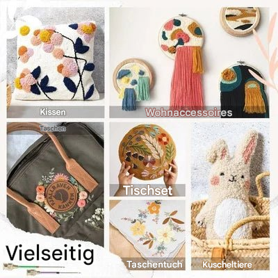 Luvikno | EasyStitch™ Broderingsnåler Sett for Forbedret Broderingsopplevelse