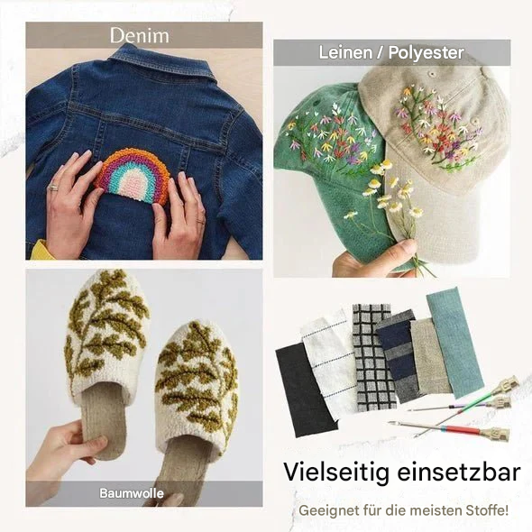 Luvikno | EasyStitch™ Broderingsnåler Sett for Forbedret Broderingsopplevelse