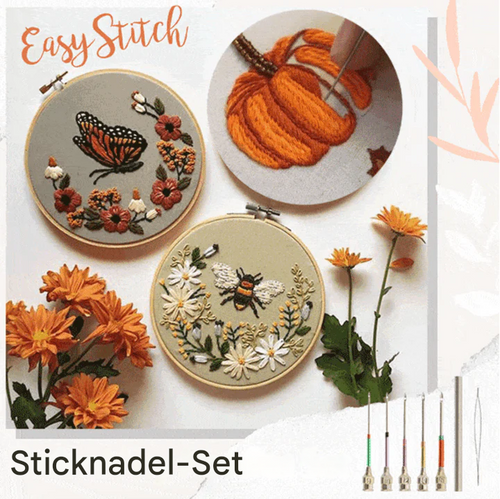 Luvikno | EasyStitch™ Broderingsnåler Sett for Forbedret Broderingsopplevelse