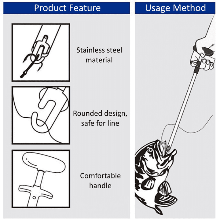 Easy Fish Hook Remover Tool | Luvikno