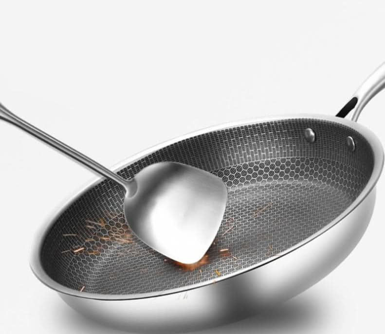 Luvikno | Rustfritt stål non-stick stekepanne for problemfri matlaging