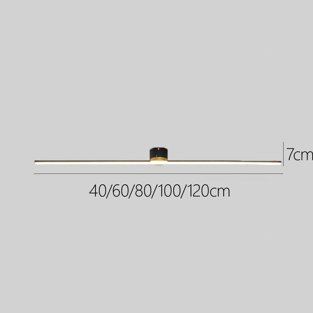 LED Taklampe Slim Moderne Linær Armatur Luvikno
