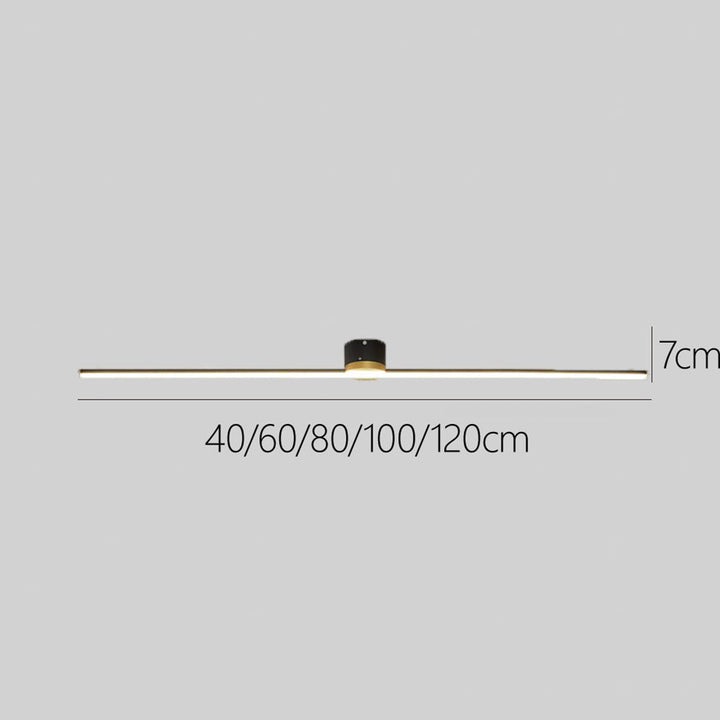 LED Taklampe Slim Moderne Linær Armatur Luvikno