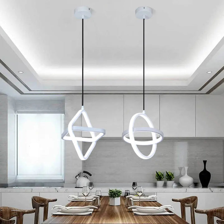 Moderne LED Hengende Lampe – Minimalistisk Pendellampe for Stue og Spisestue | Luvikno