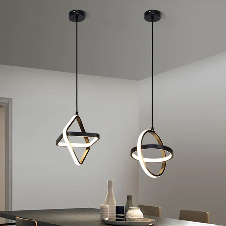 Moderne LED Hengende Lampe – Minimalistisk Pendellampe for Stue og Spisestue | Luvikno