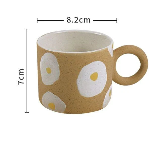 En håndmalte kaffekopp | Luvikno