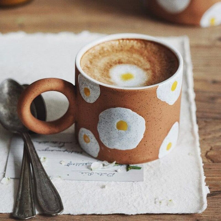 En håndmalte kaffekopp | Luvikno