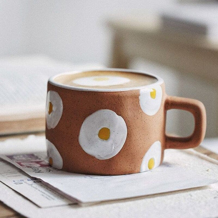 En håndmalte kaffekopp | Luvikno