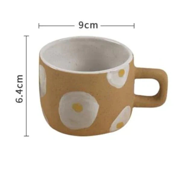 En håndmalte kaffekopp | Luvikno