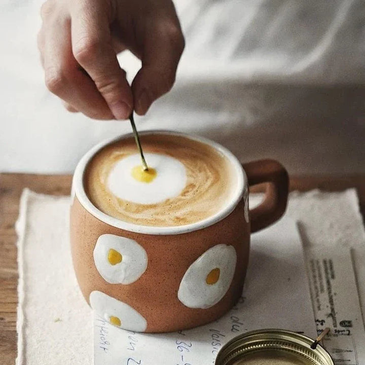 En håndmalte kaffekopp | Luvikno
