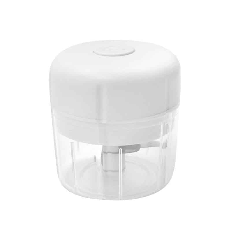Oppladbar Mini Hakkemaskin (USB) 100 eller 250 ml. - 250 ml. hvit | Luvikno