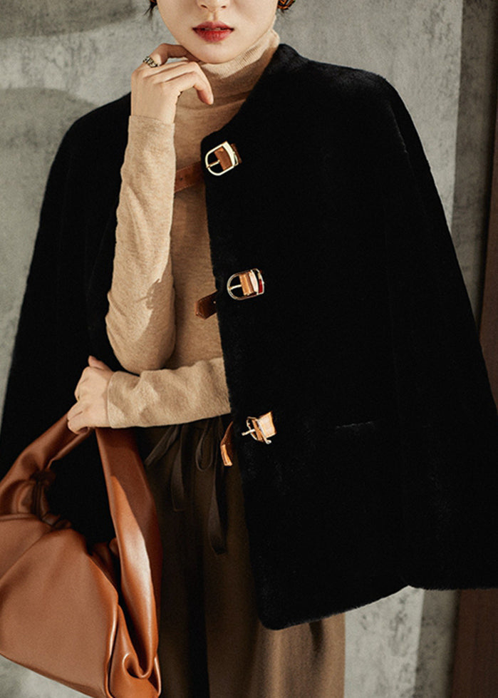 Luvik | Beige O Kaulus Jakkupainike Patchwork Villa Takit Talvi