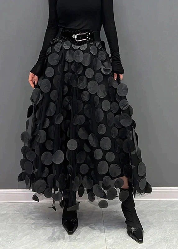 Luvik | Elegant pilkkukuosiset hameet