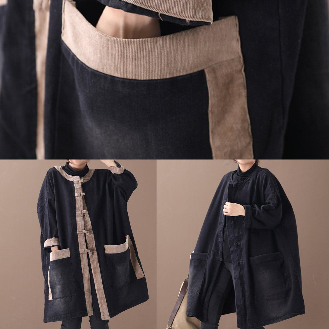 Luvik | Grønn hettejakke med kinesisk mønster, svart denim, kaki-lappverk, store størrelser, klær, jakker