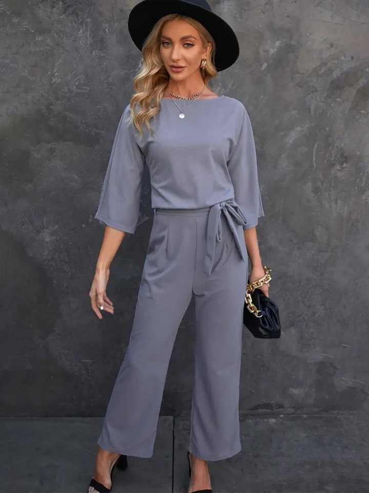 Luvik | Elegant Jumpsuitkjole med belte