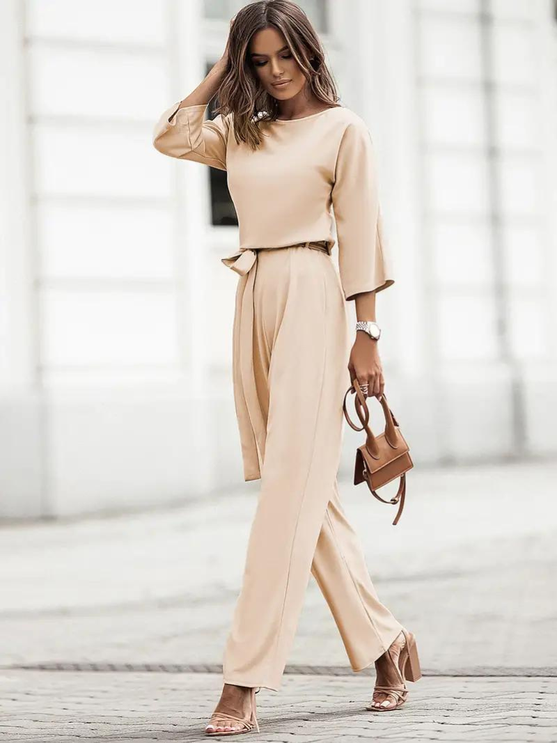Luvik | Elegant Jumpsuitkjole med belte