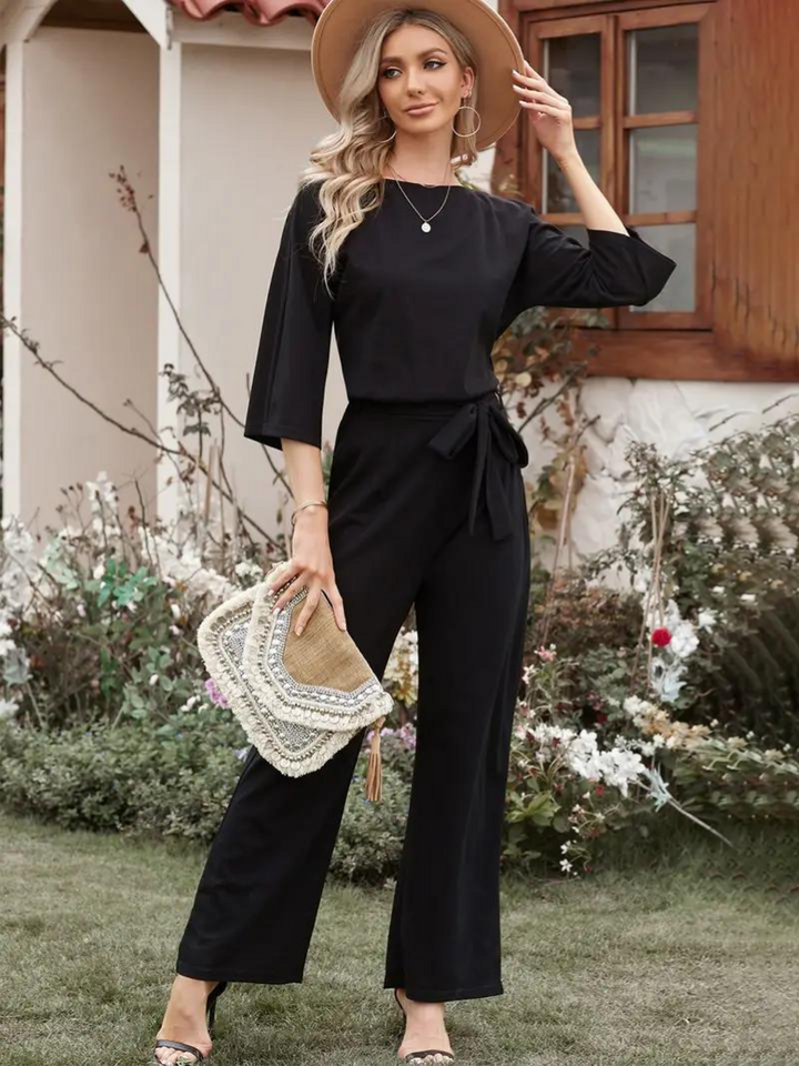 Luvik | Elegant Jumpsuitkjole med belte
