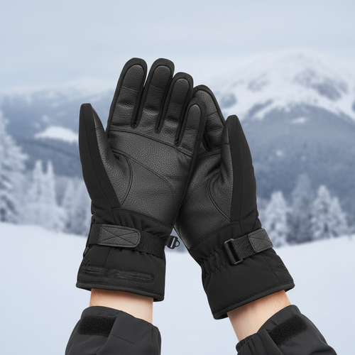 Luvikno | ThermoGrip Varmehansker – Vanntette Unisex Hansker med 3 Varmeinnstillinger og Berøringsskjermfunksjon