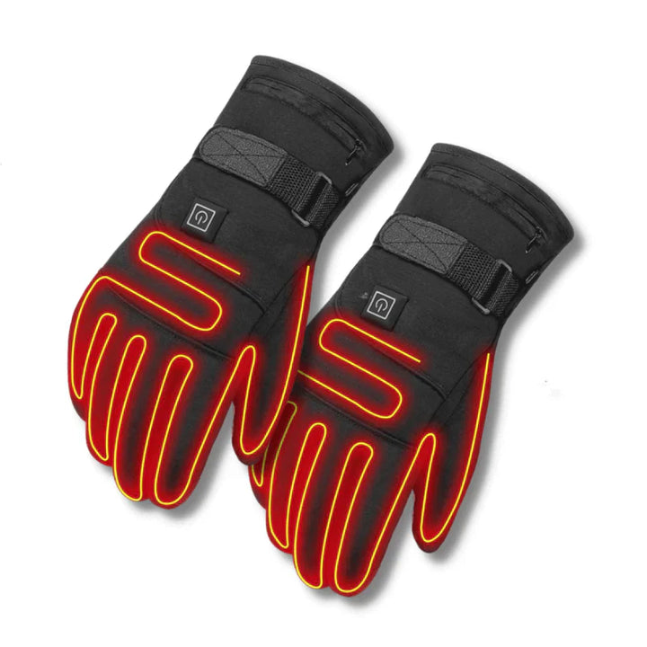 Luvikno | ThermoGrip Varmehansker – Vanntette Unisex Hansker med 3 Varmeinnstillinger og Berøringsskjermfunksjon
