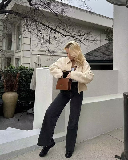 Luvik | Elegant Boucle Takki