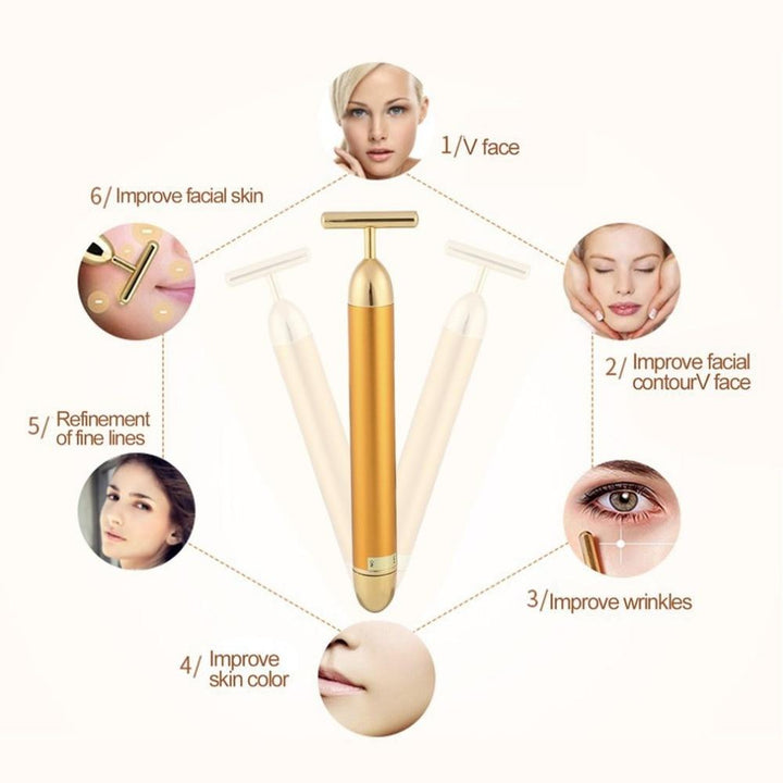 Facial T-Bar Gull Massager | Luvikno
