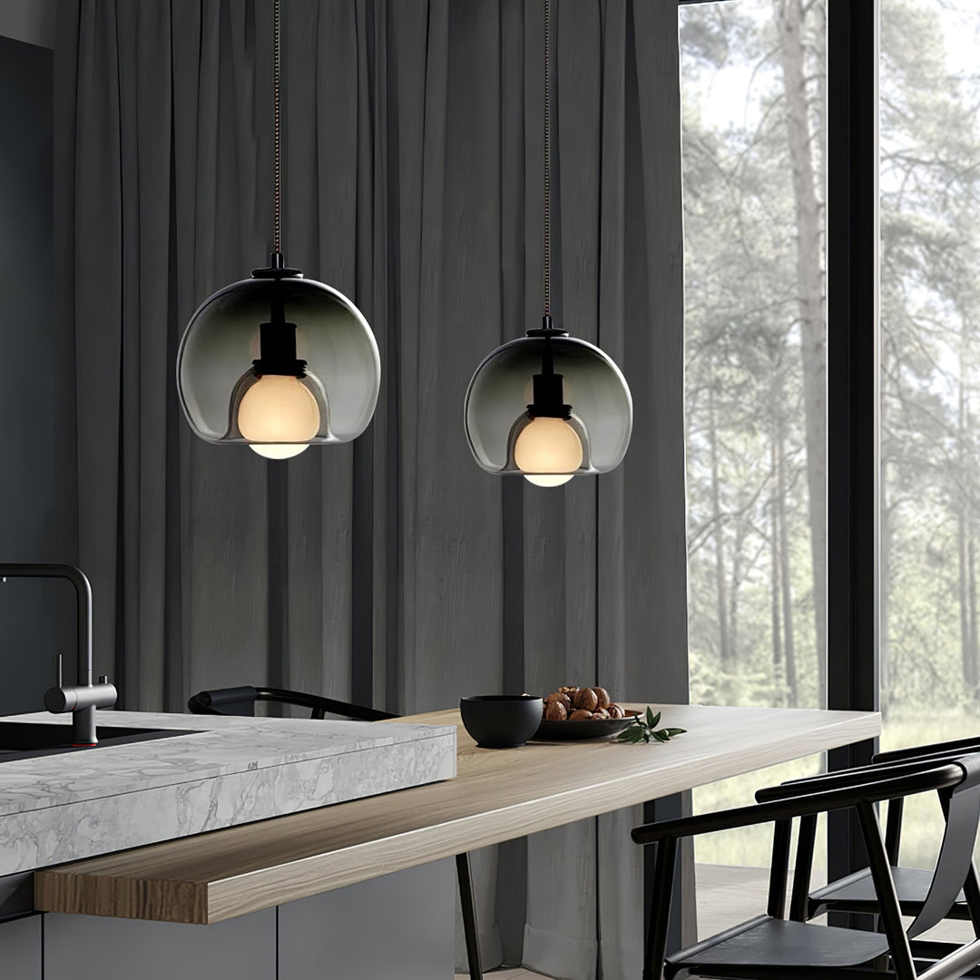 Luvikno | ÉclatPure Pendellampe - Minimalistisk LED Pendellampe for Stylige Rom